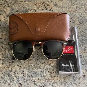Ray Ban Sunglasses gold and tortoise shell